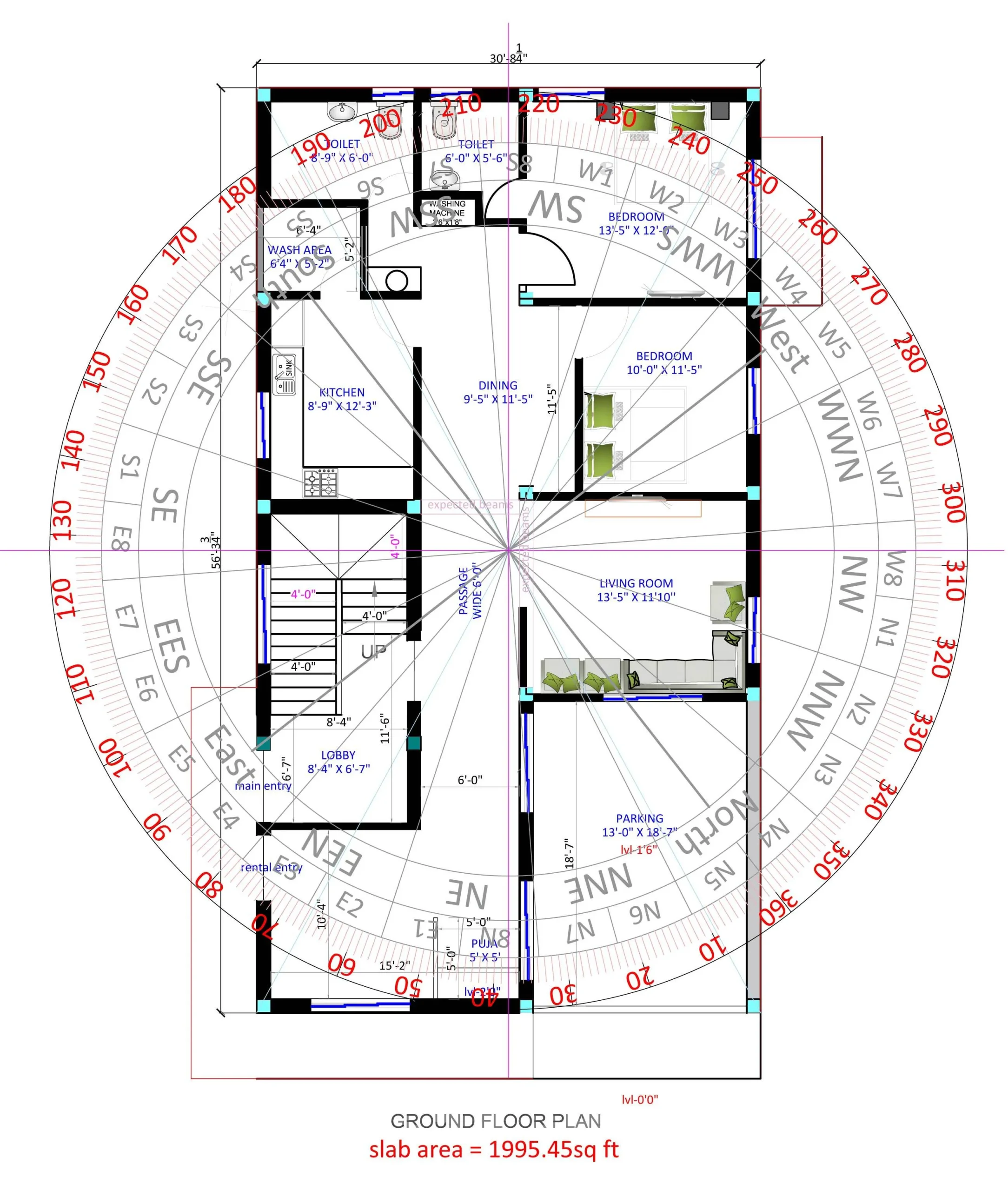 House Plan as per Vastu & Practical Living Guide