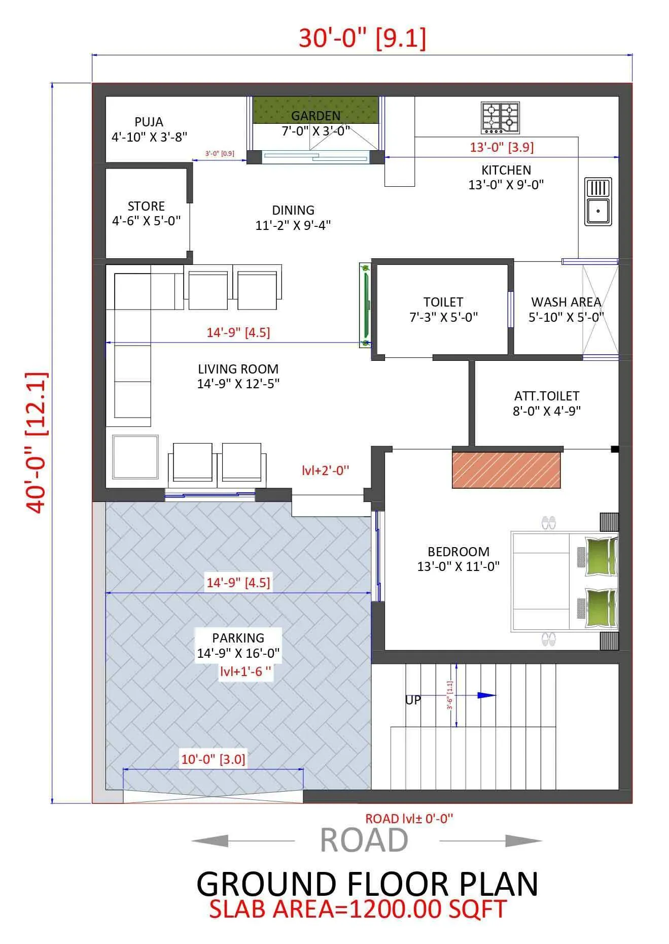 30x40 House Construction Guide India